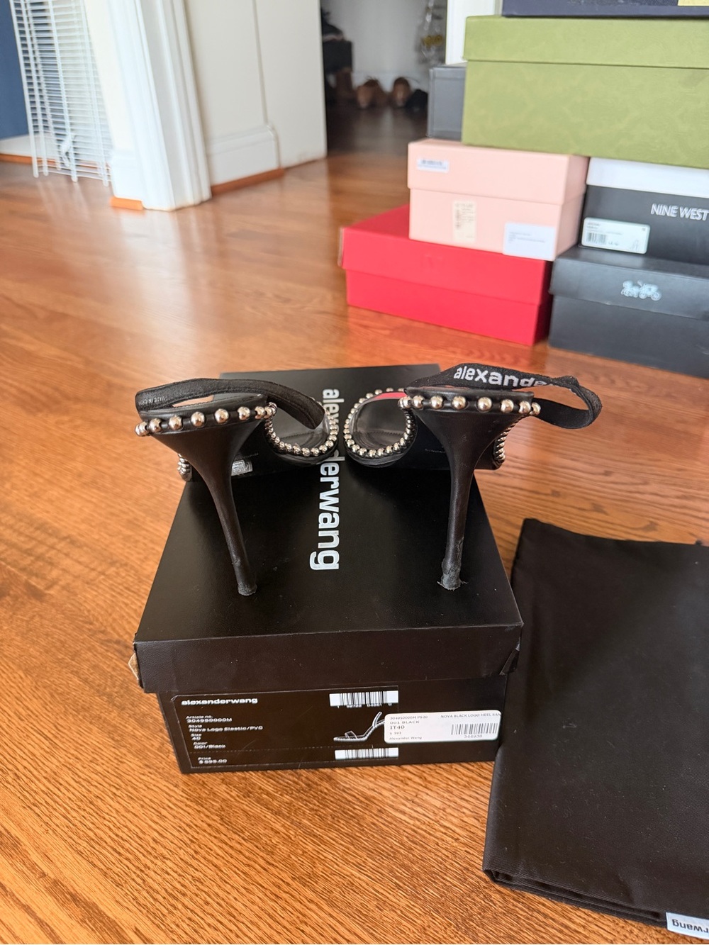 Alexander Wang Nova Stud Sandals with Box and Dust Bag - Picture 6 of 7